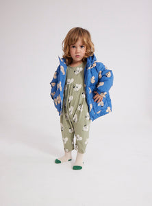 Bobo Choses Mouse All Over Hooded Anorak Blue