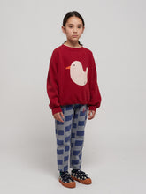 Lade das Bild in den Galerie-Viewer, Bobo Choses Rubber Duck Sweatshirt Burgundy Red

