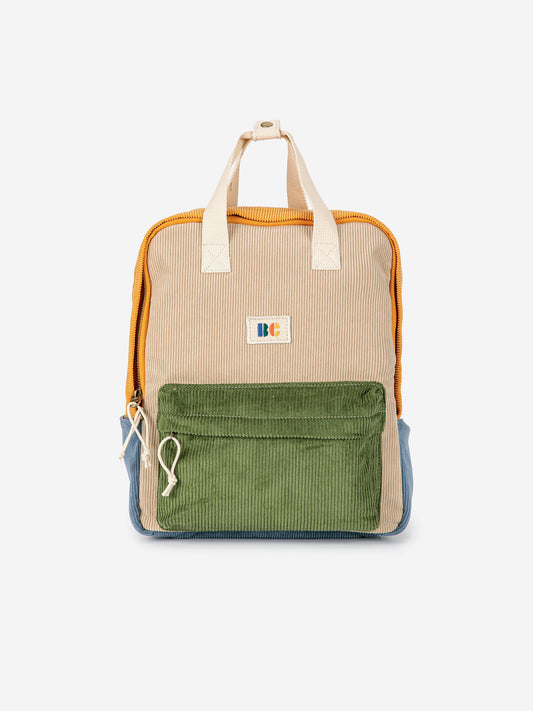 Bobo Choses Kordsamt Color Block Rucksack