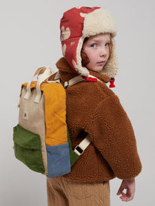Bobo Choses Kordsamt Color Block Rucksack