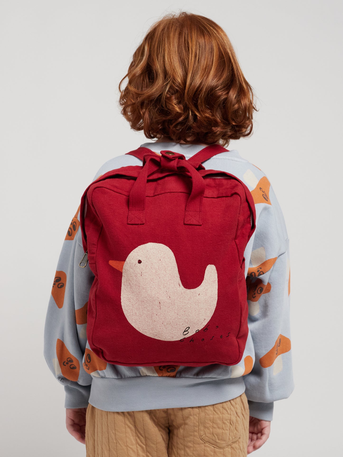 Bobo Choses Rubber Duck Rucksack Burgundy Red