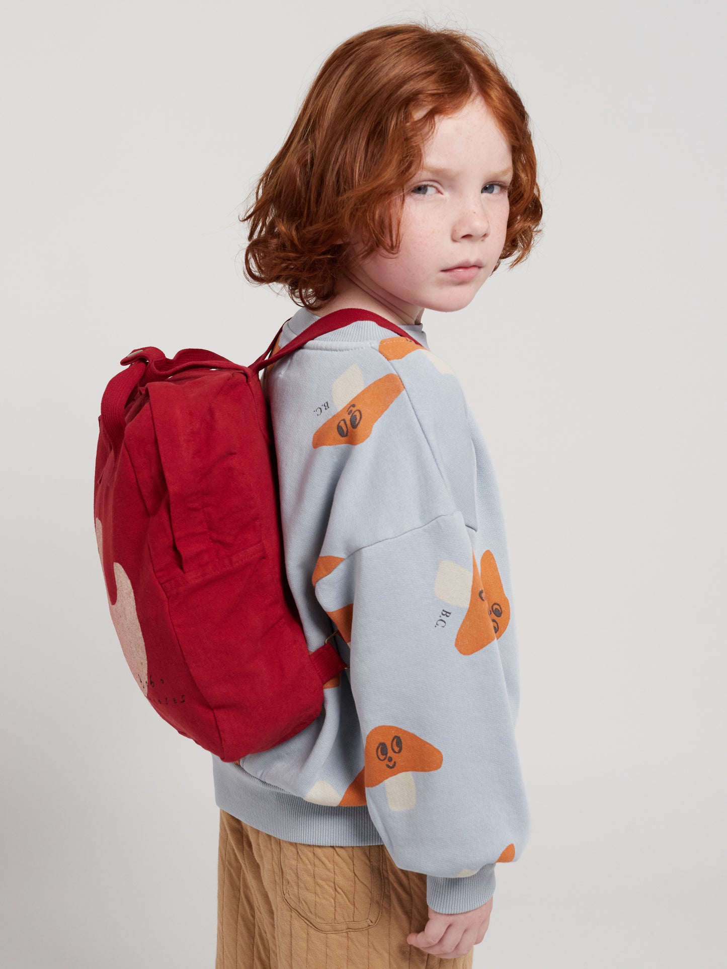 Bobo Choses Rubber Duck Rucksack Burgundy Red