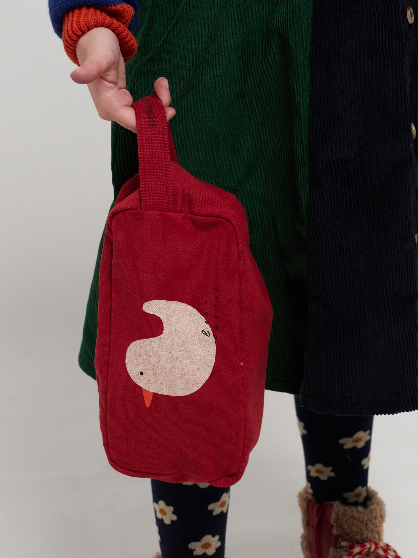 Bobo Choses Rubber Duck Pouch Burgundy Red