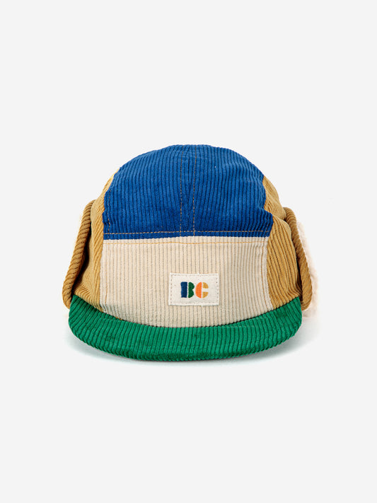 Bobo Choses Corduroy Color Block Cap