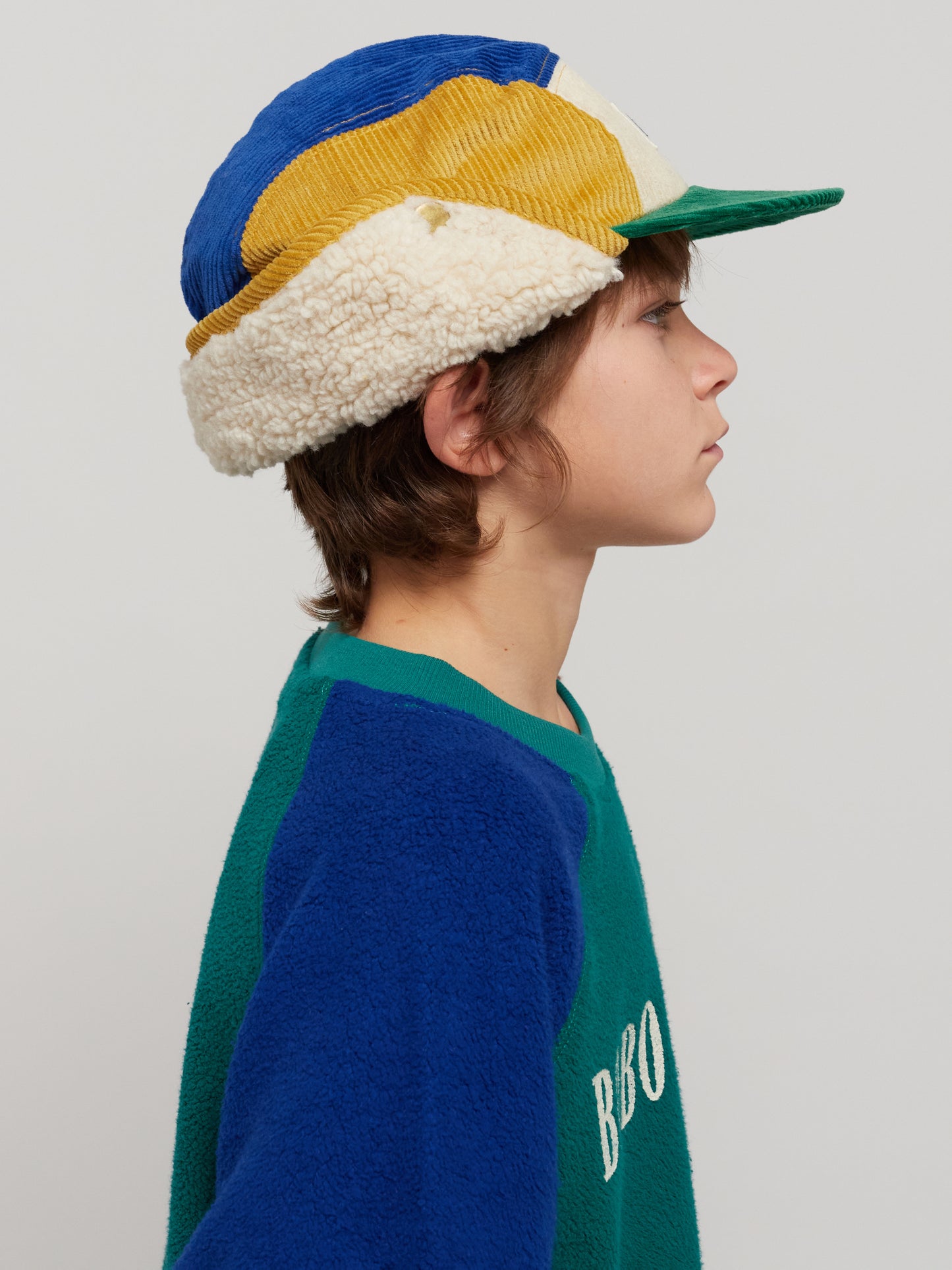Bobo Choses Corduroy Color Block Cap