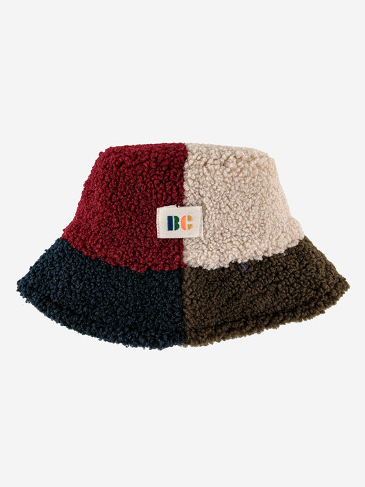 Bobo Choses Color Block Sheepskin Mütze