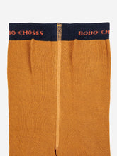 Lade das Bild in den Galerie-Viewer, Bobo Choses Thin Stripes Strumpfhose Light Brown
