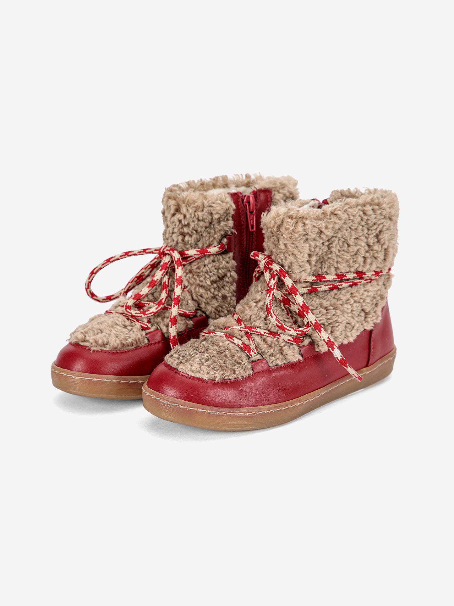 Bobo Choses Leder Boots Rot