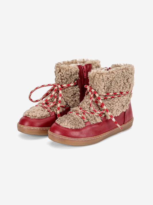 Bobo Choses Leder Boots Rot