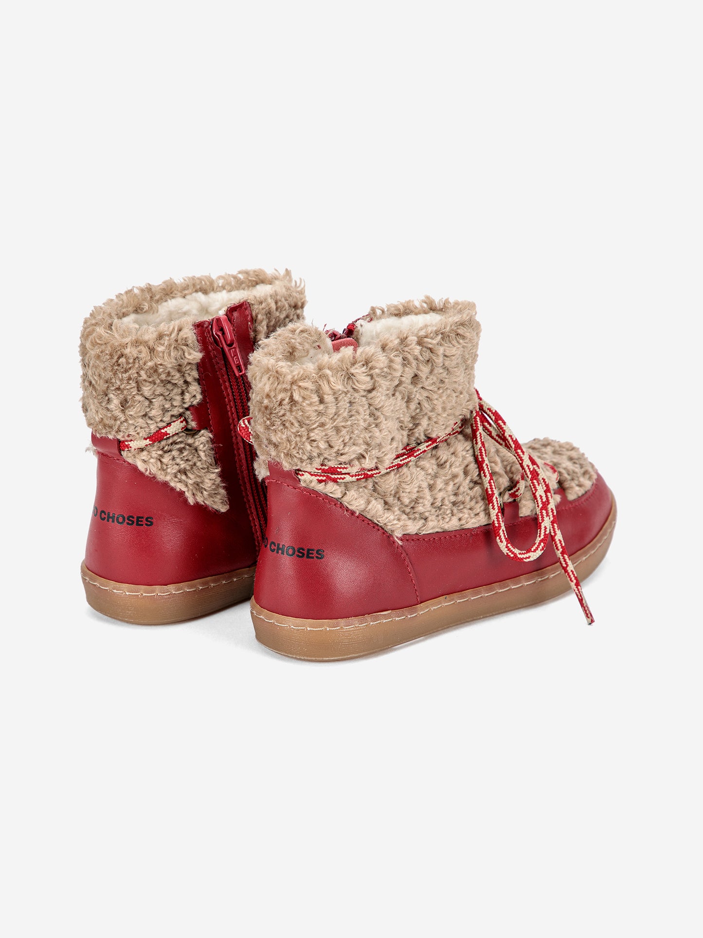 Bobo Choses Leder Boots Rot