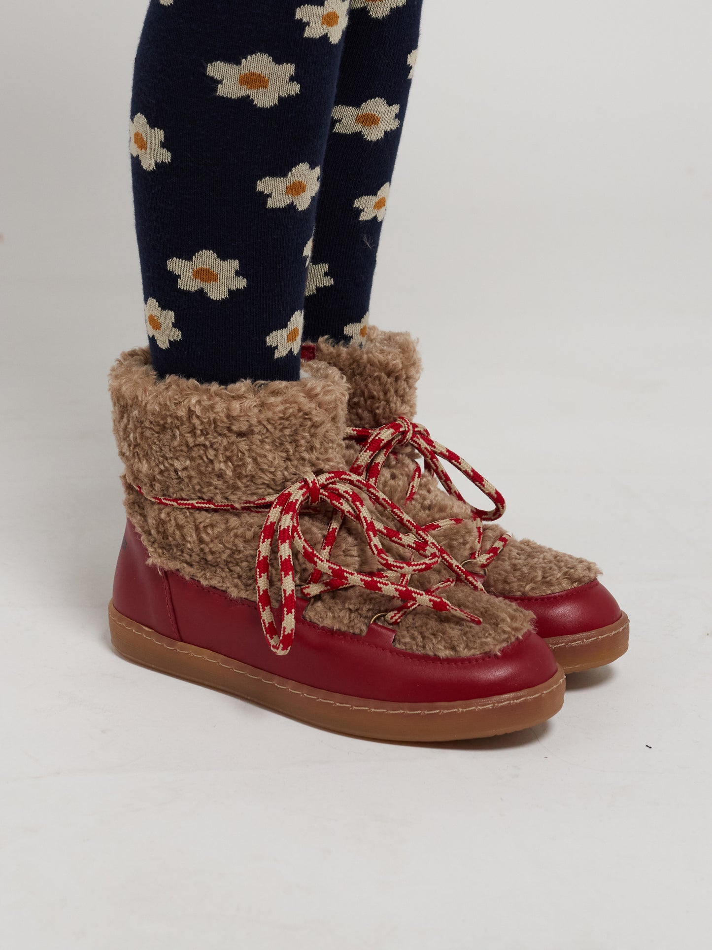 Bobo Choses Leder Boots Rot