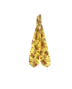 Long Live the Queen Upcycled Scarf Yellow Rose