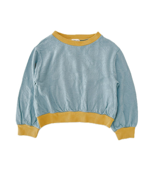 Long Live the Queen Lace Sweater Smoke Blue