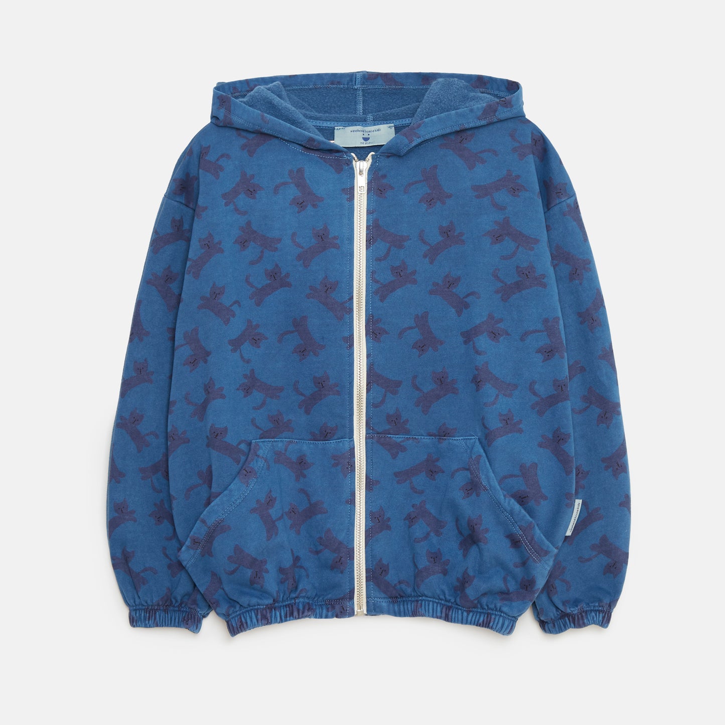 Weekend House Kids Cats Hoodie Dark Blue