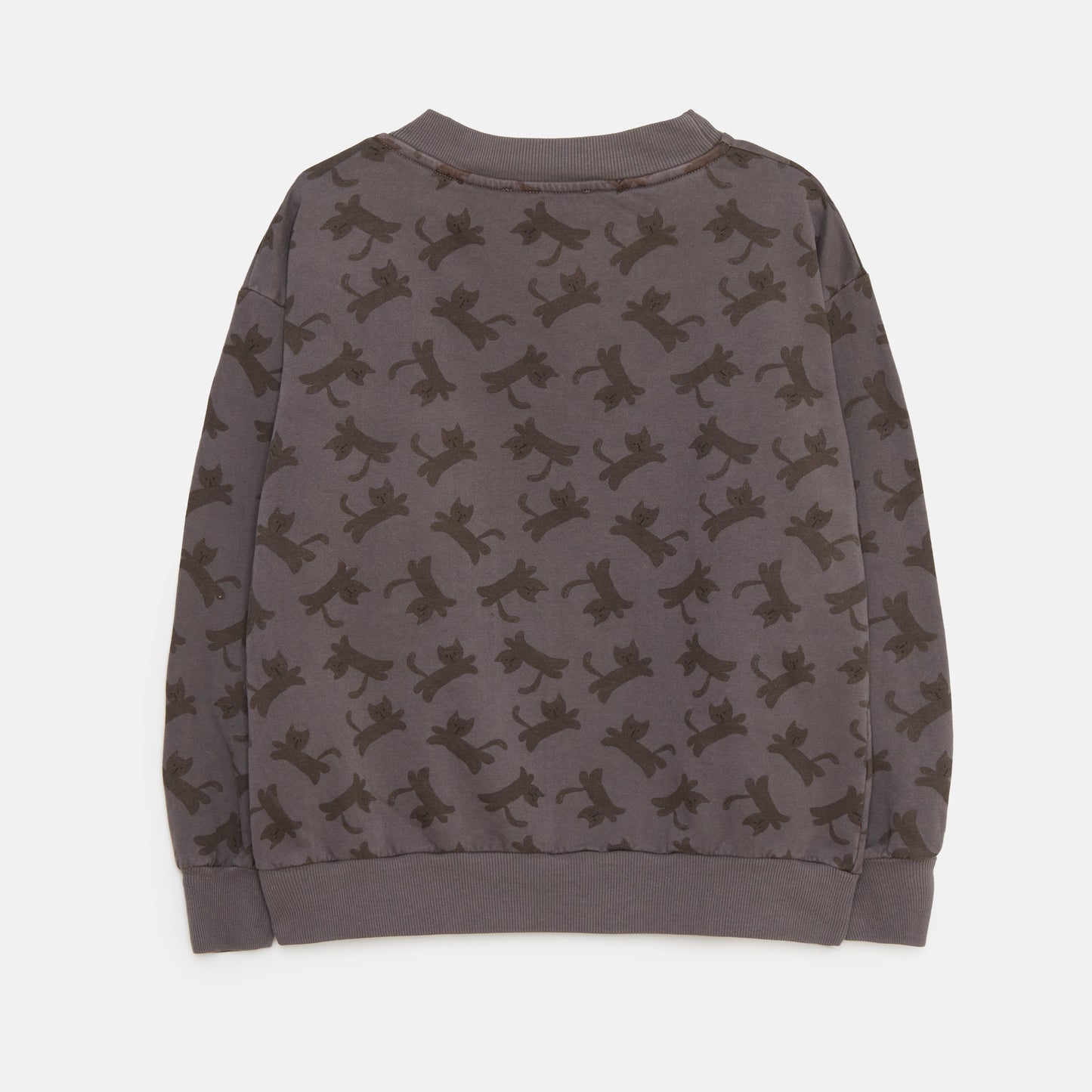 Weekend House Kids Cats Sweatshirt Brown