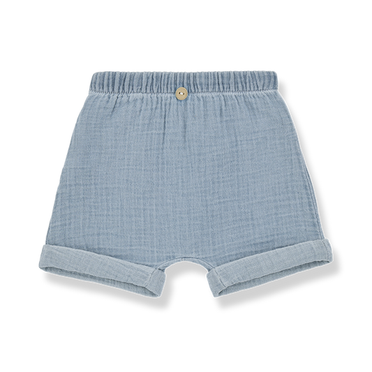 1+ in the Family Bermudas Angelo Washed Denim Musselin