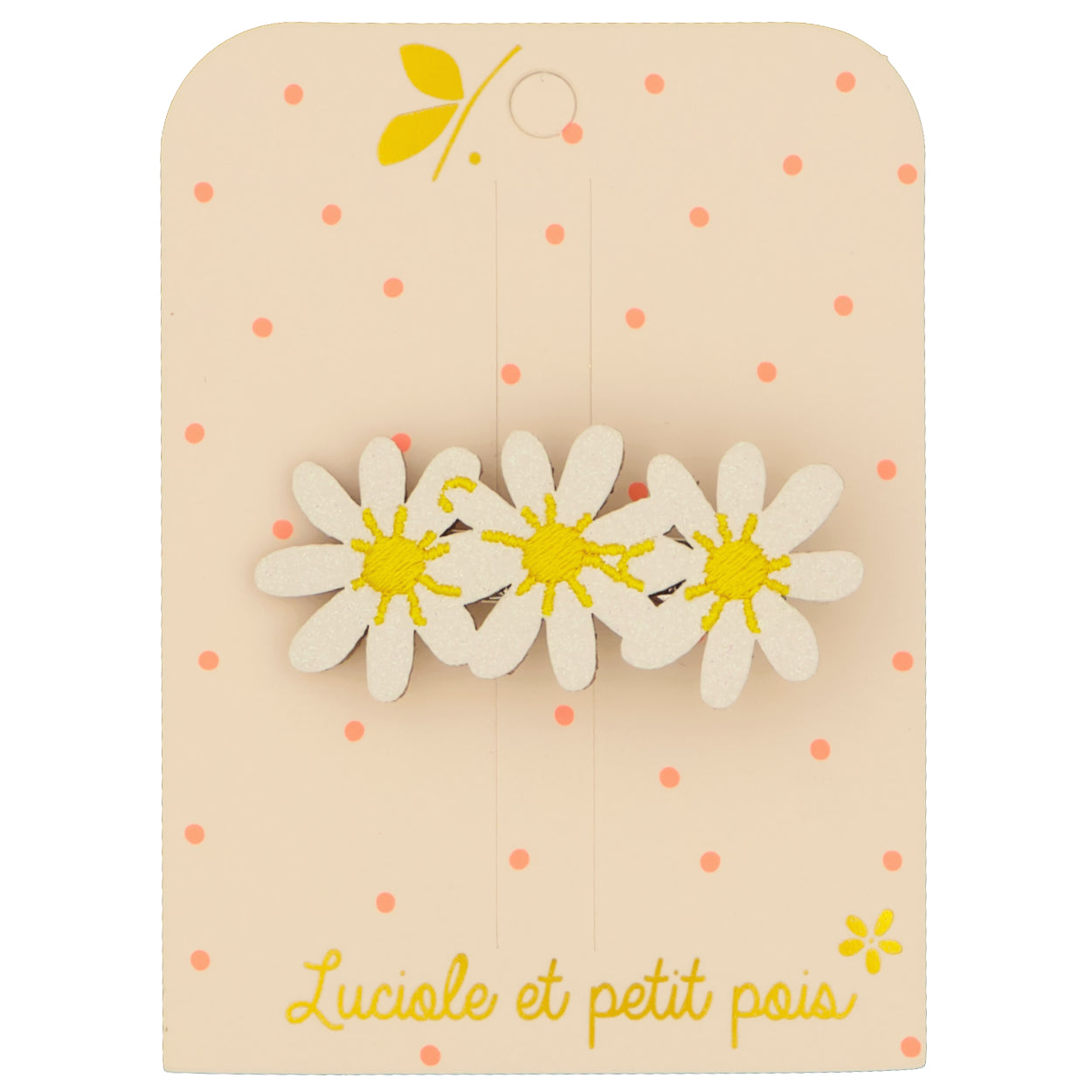 Luciole Drei Daisies Haarclip