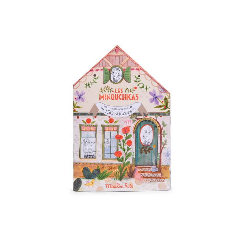 Moulin Roty Malheft Les Minouchkas mit Sticker