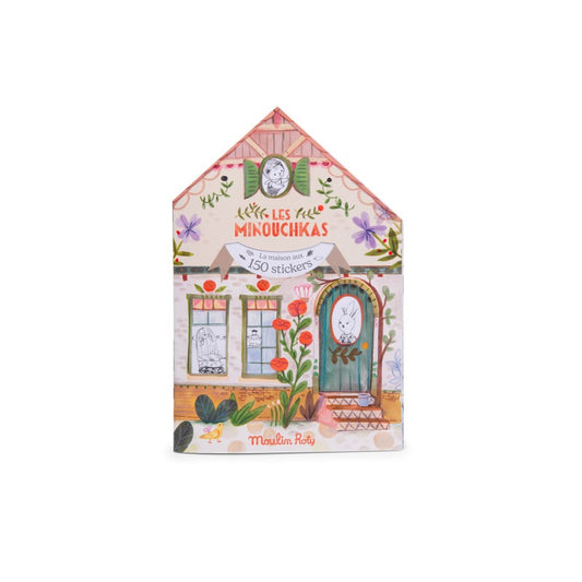 Moulin Roty Malheft Les Minouchkas mit Sticker