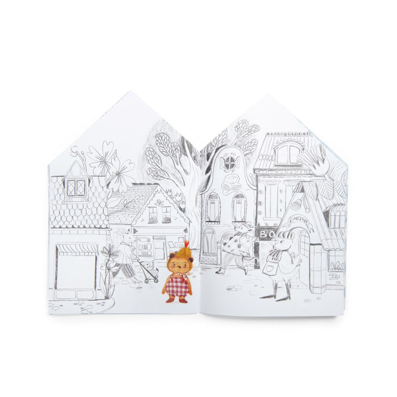 Moulin Roty Malheft Les Minouchkas mit Sticker