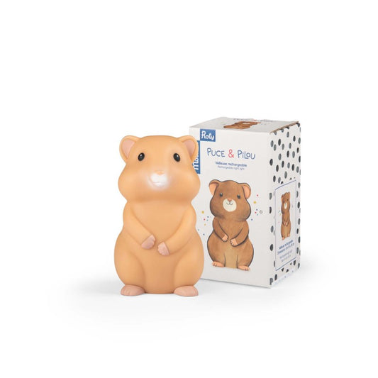 Moulin Roty Nachtlicht Hamster mit USB