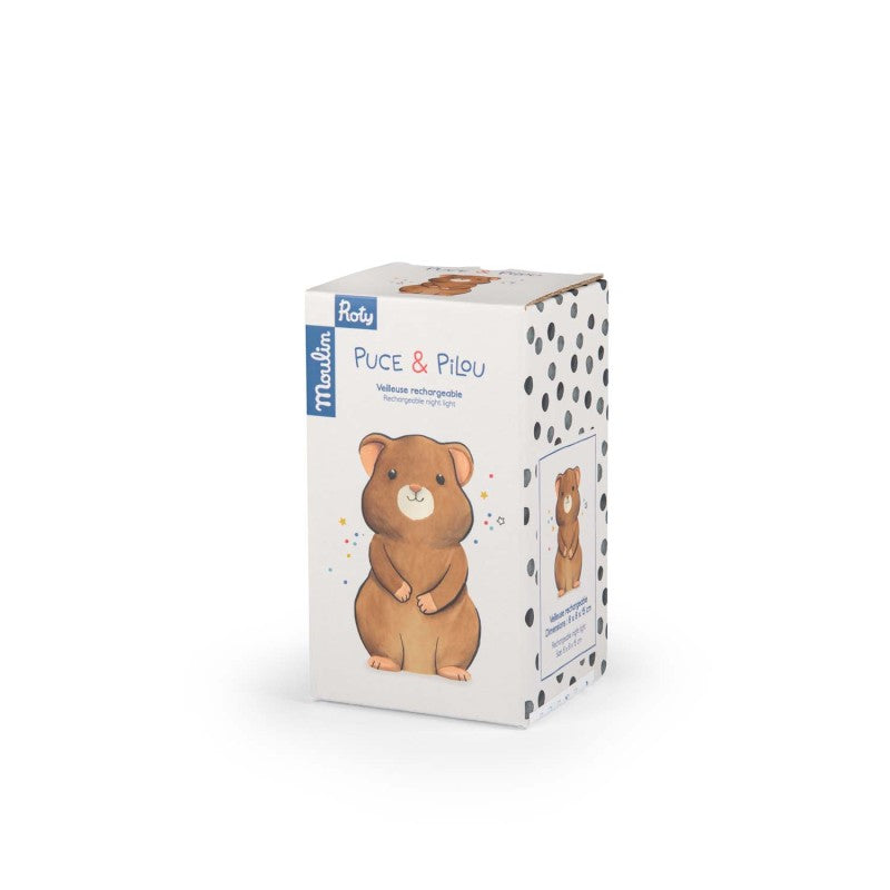 Moulin Roty Nachtlicht Hamster mit USB