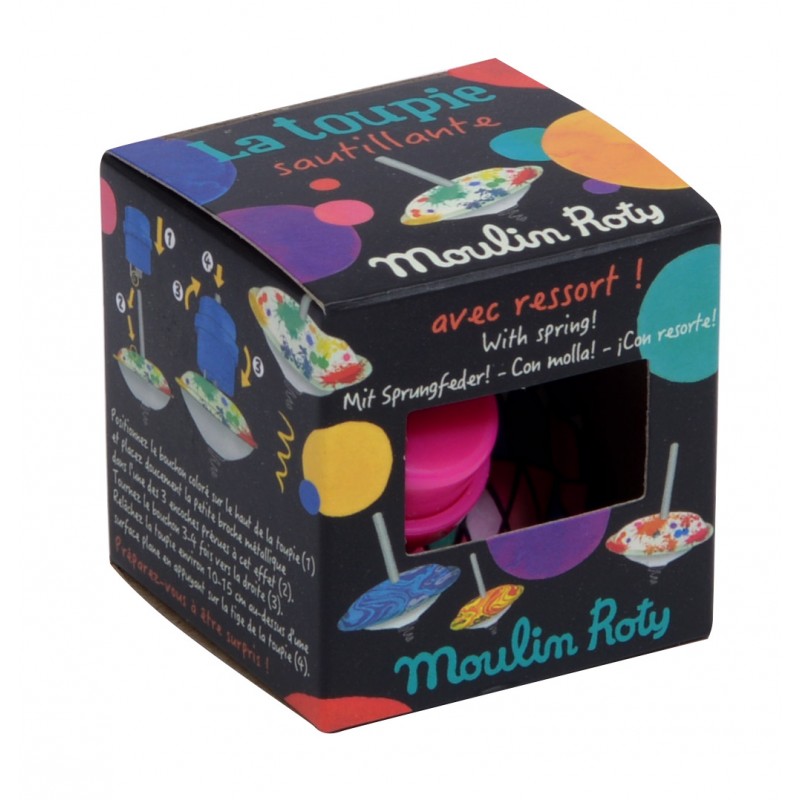 Moulin Roty Bunte, hüpfende Kreisel