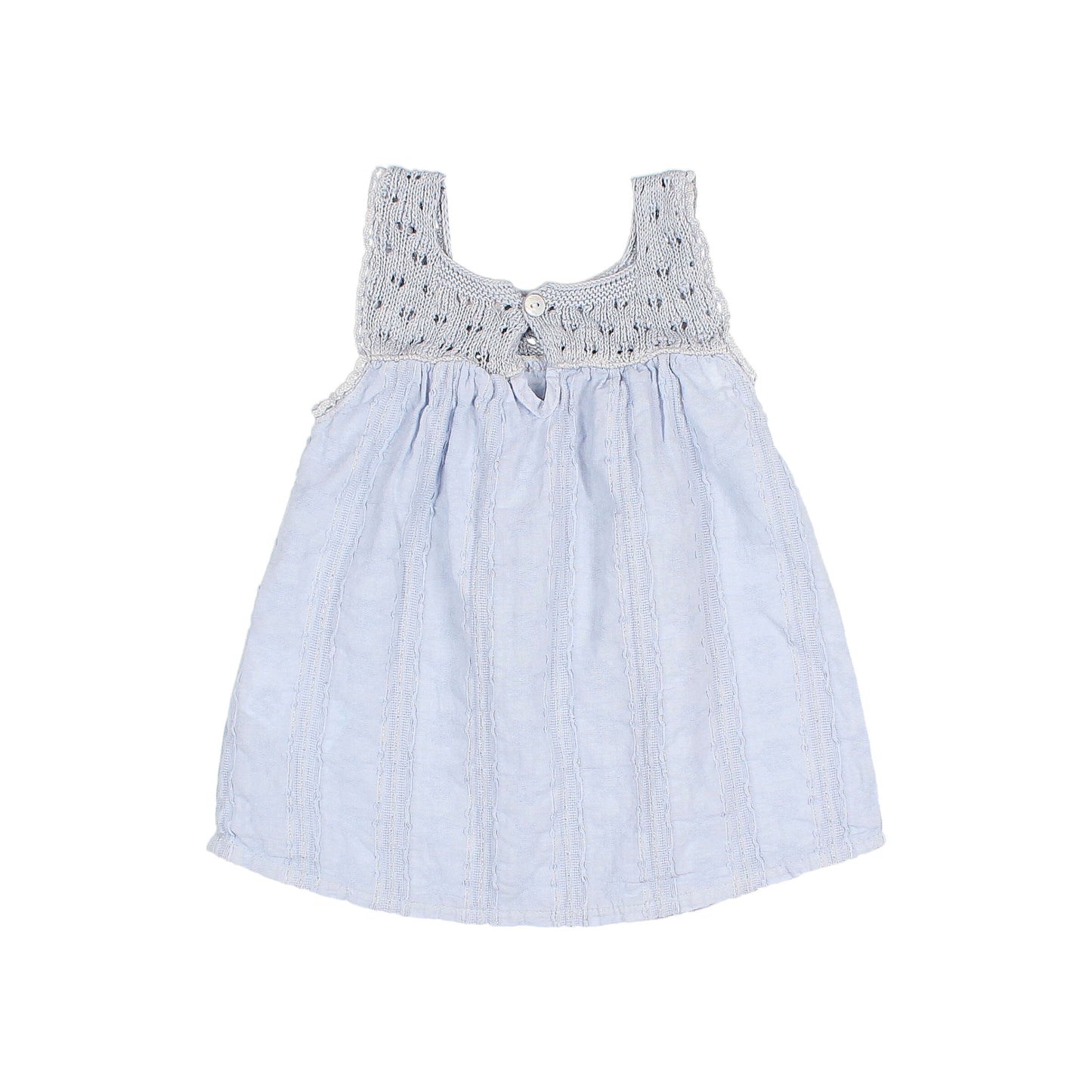Búho BCN BB Chic Lurex Kleid Sky Blue