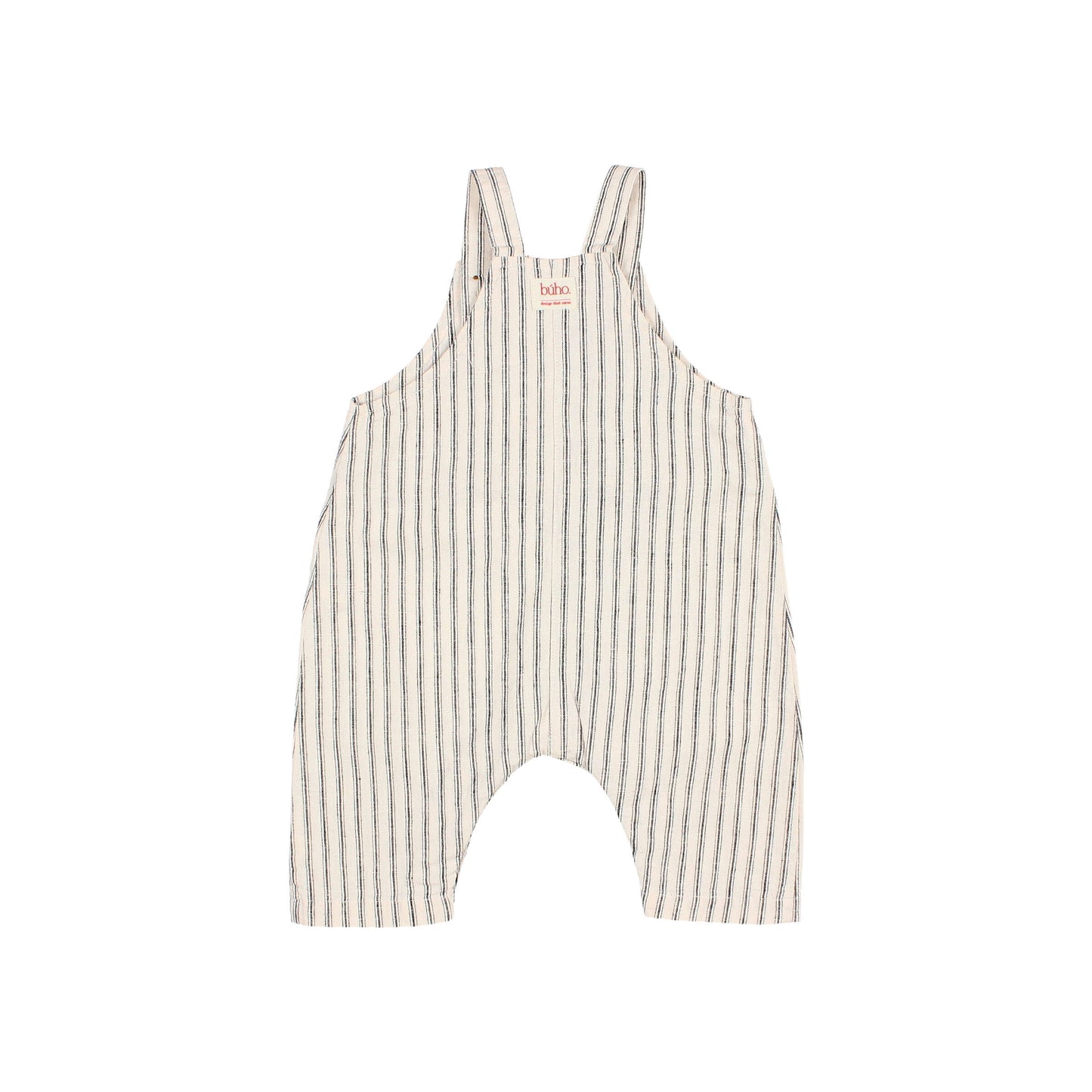 Búho BCN BB Leinen Latzhose mit Streifen