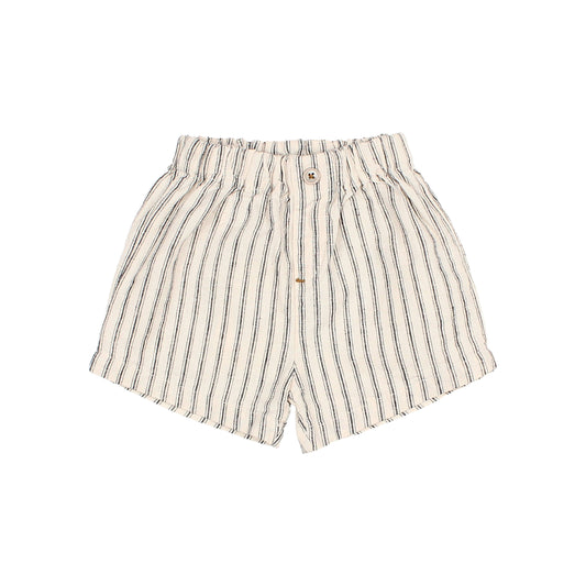 Búho BCN BB Leinen Shorts gestreift