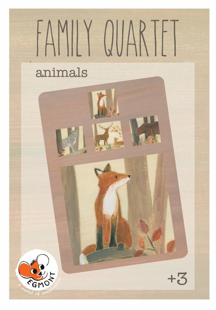 Egmont Toys Familien-Quartett Tiere