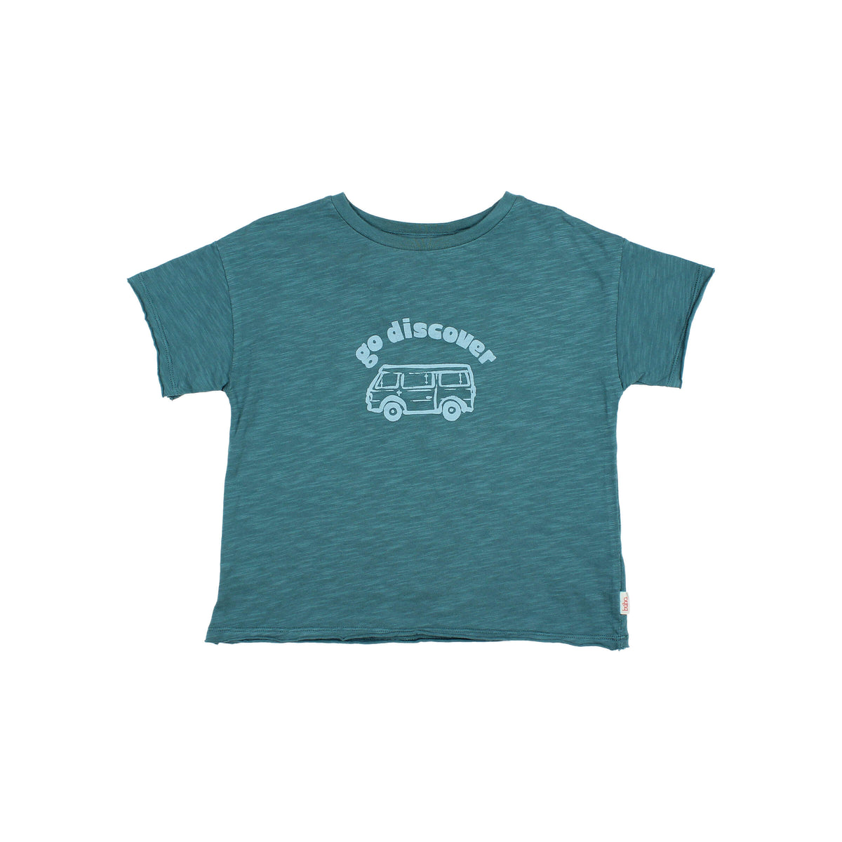 Búho BCN Discover T-Shirt Green Lake Rippkragen