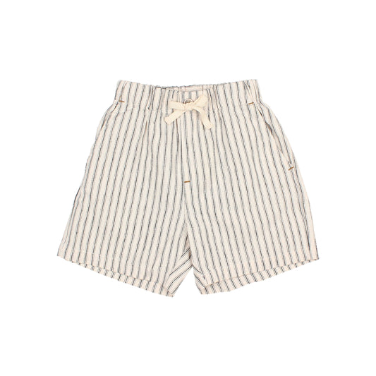 Búho BCN Leinen Bermudashorts mit Streifen