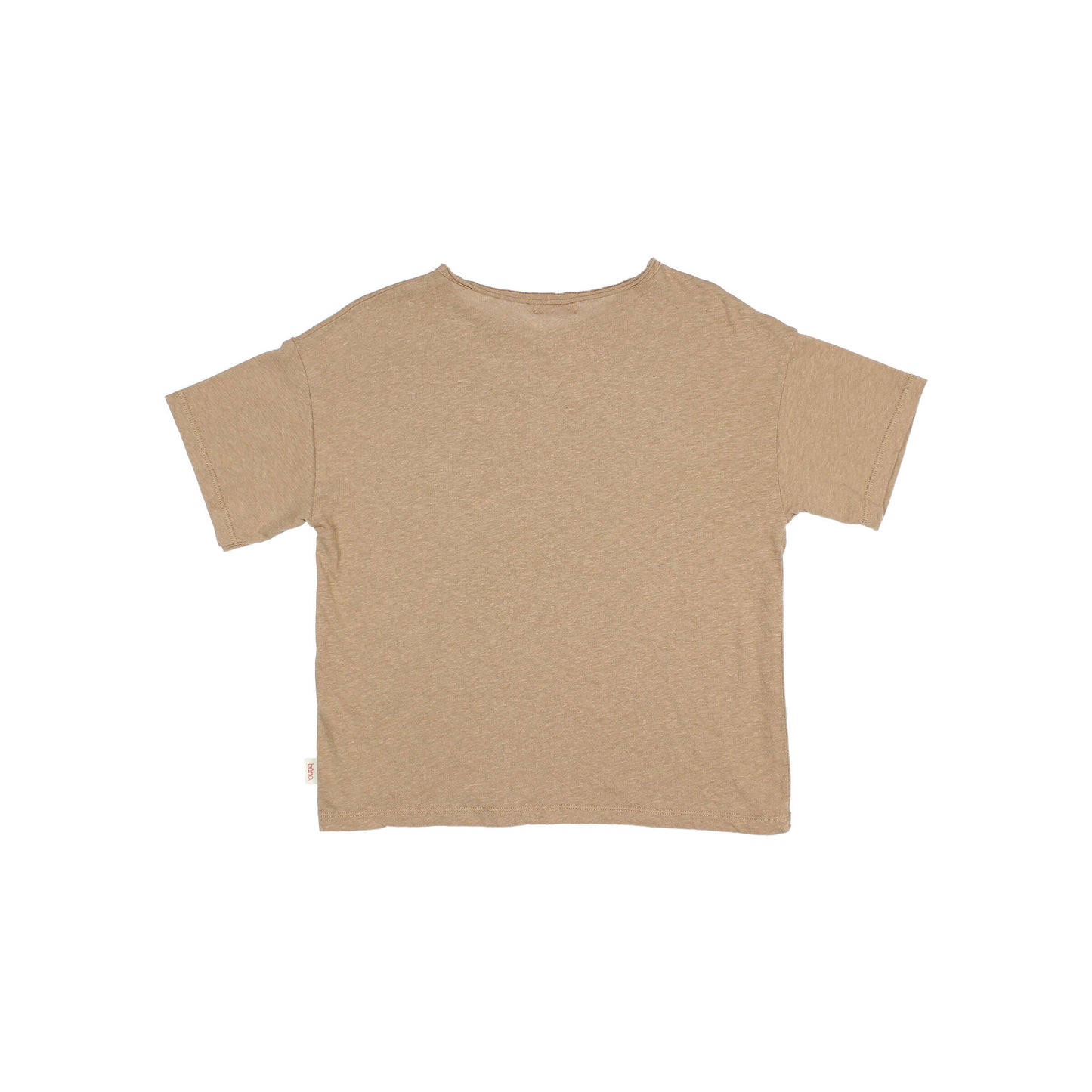 Búho BCN Pocket Leinen T-Shirt Safari