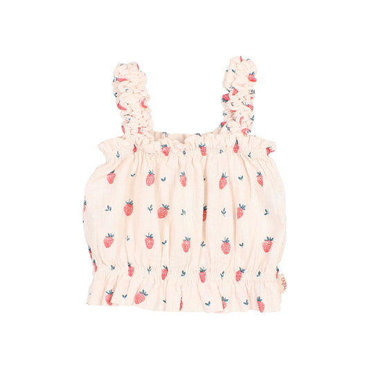 Búho BCN Strawberry Top Cream Pink