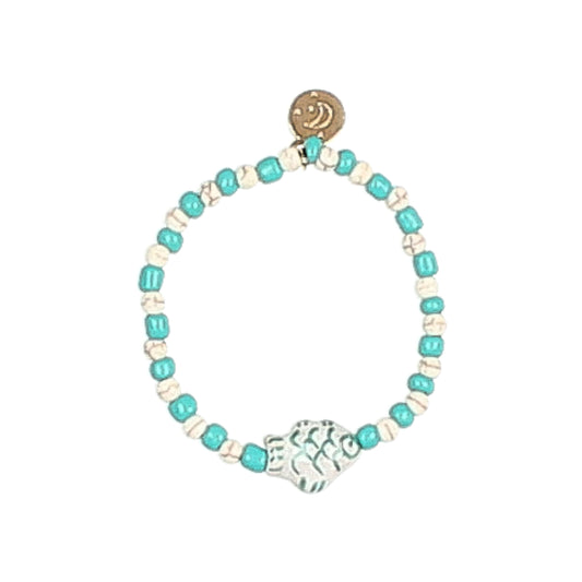 Búho BCN Armband Fisch Mint