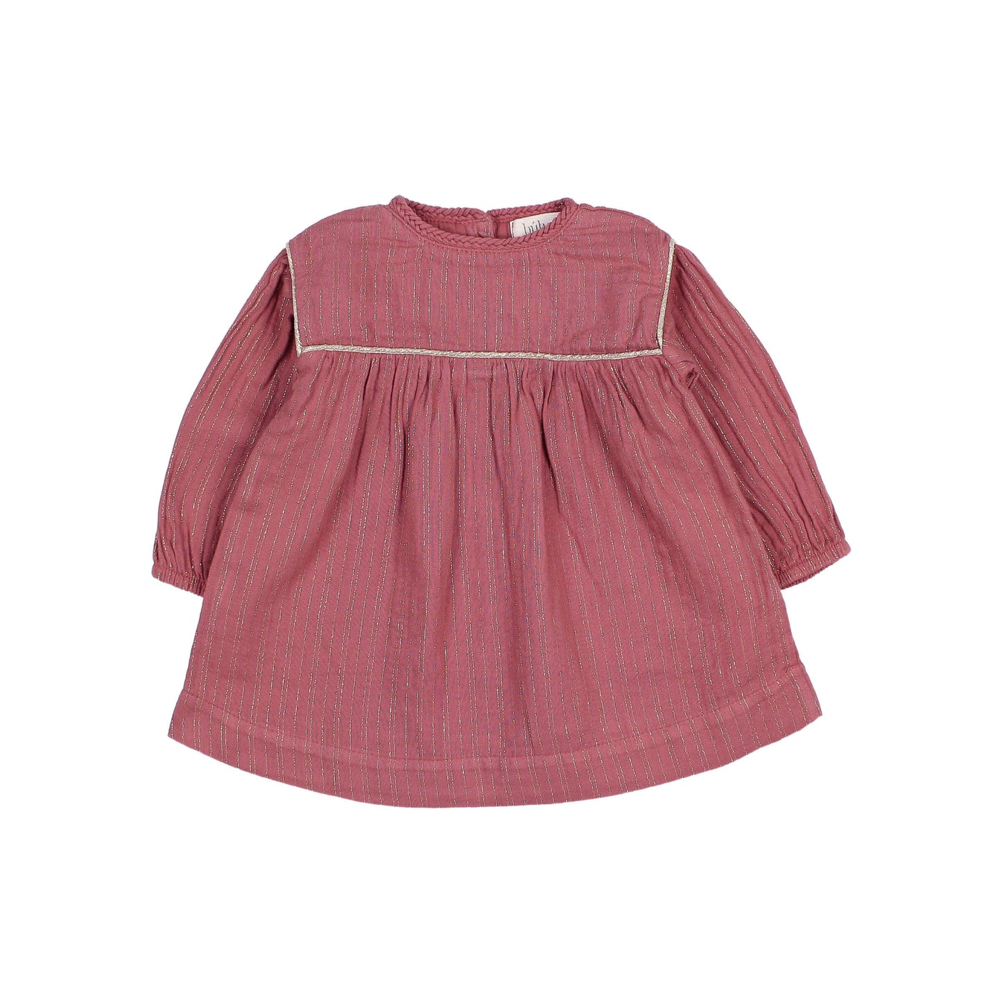 Búho BCN Lurex Kleid Blush