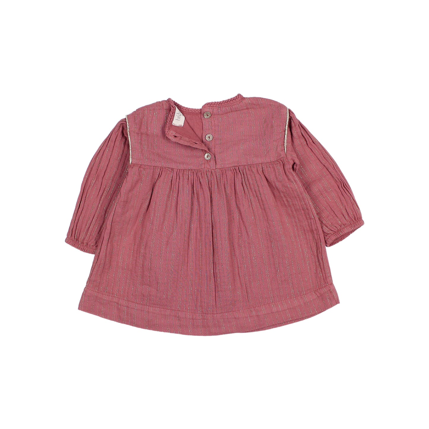 Búho BCN Lurex Kleid Blush