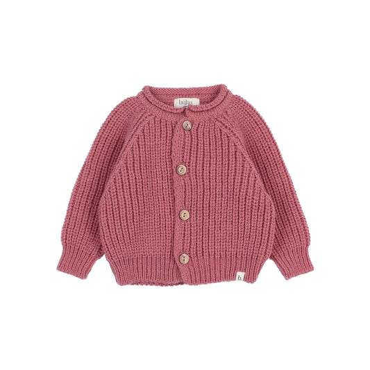 Búho BCN Soft Knit Cardigan Blush