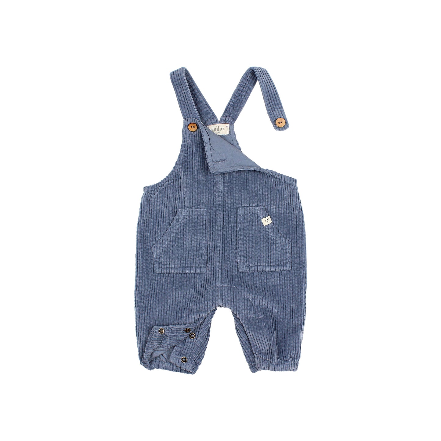 Búho BCN Corduroy Latzhose Arctic Blue