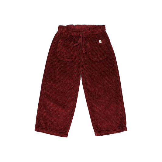 Búho BCN Corduroy Girly Pants Burgundy