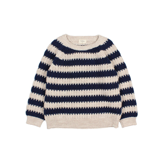 Búho BCN Stripes Pullover Navy