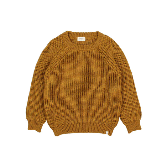 Búho BCN Soft Knit Pullover Ocre