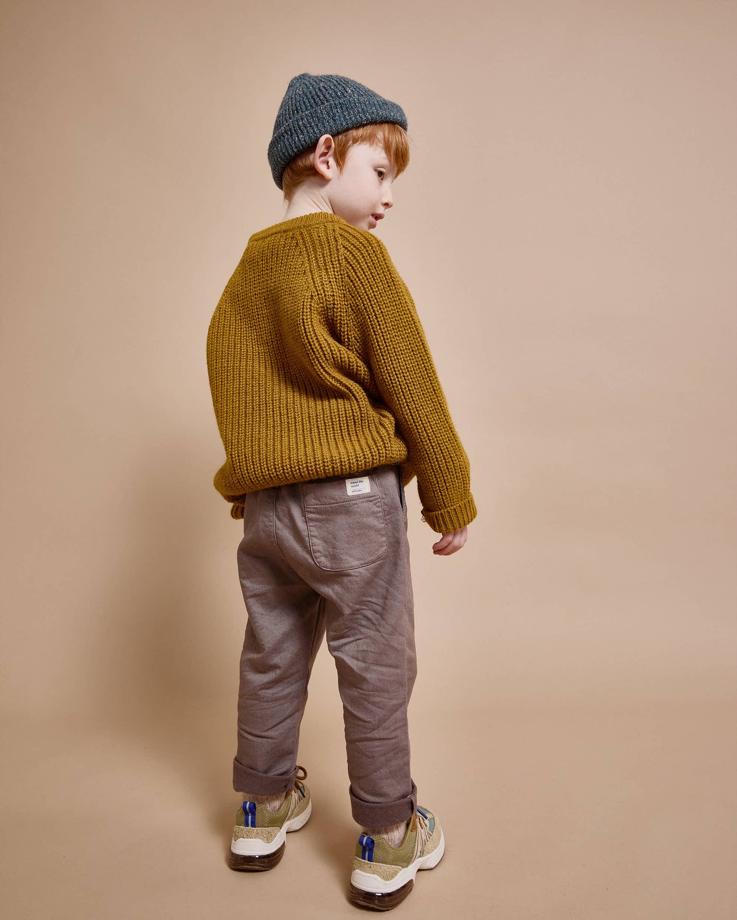 Búho BCN Soft Knit Pullover Ocre