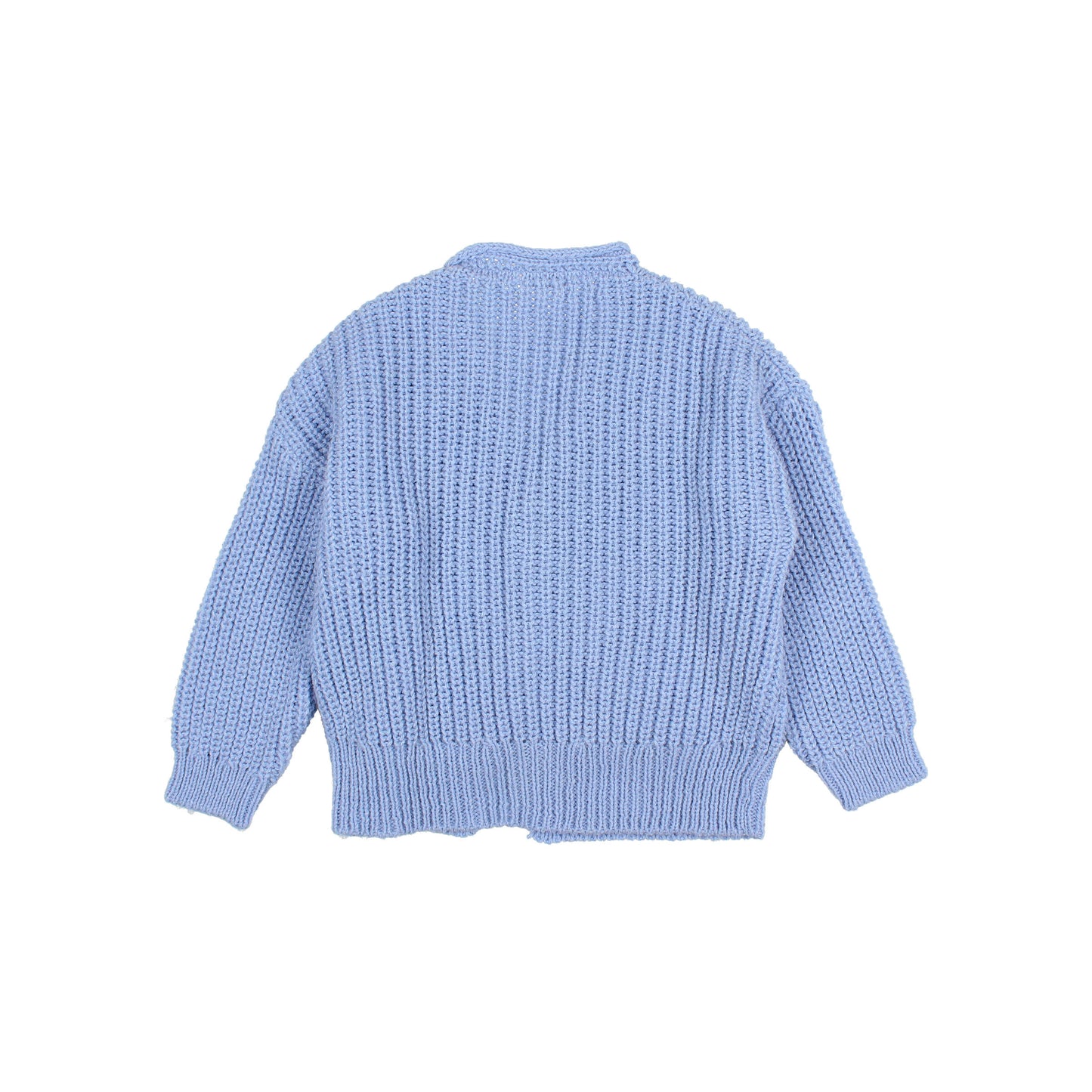 Búho BCN Soft Knit Cardigan Soft Blue