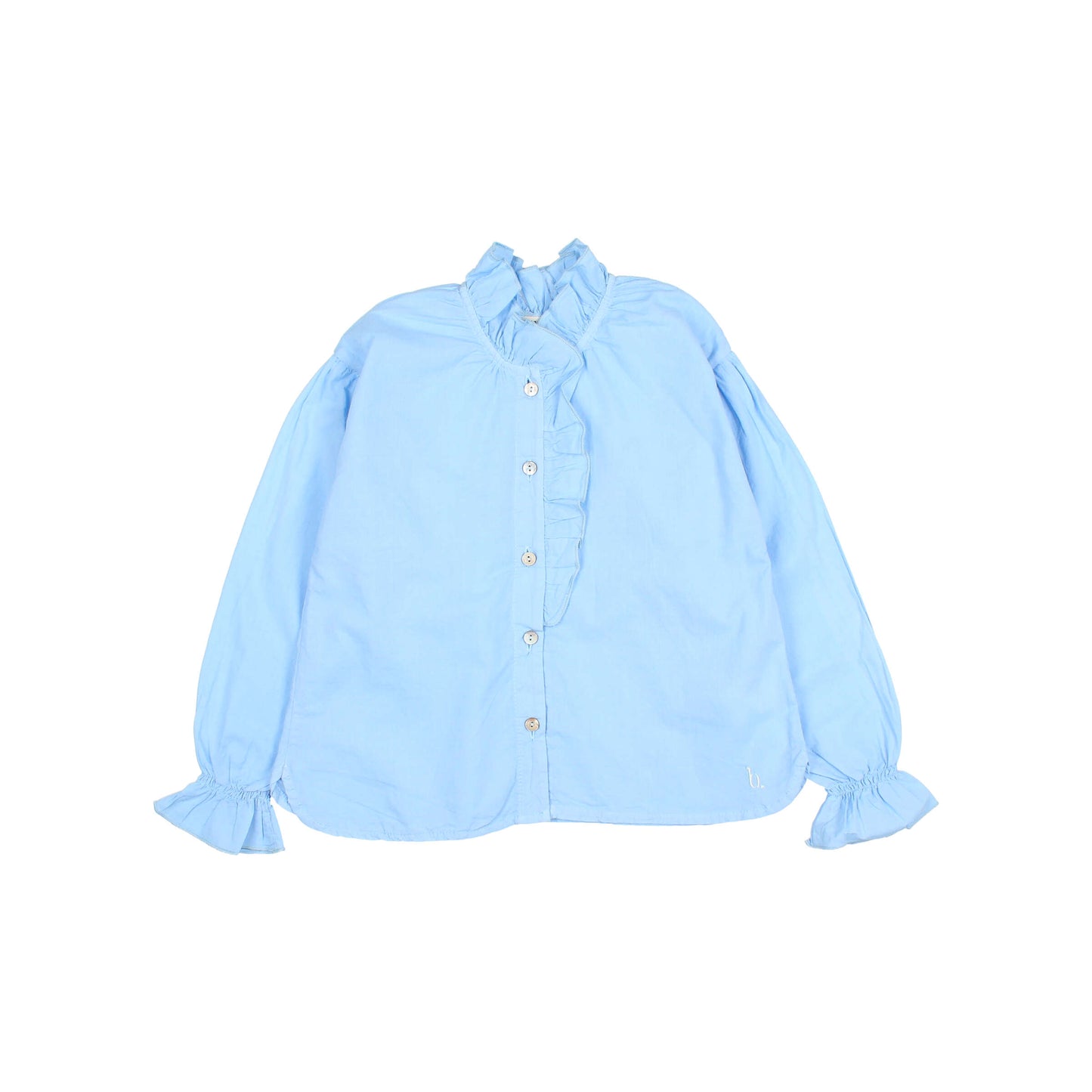 Búho BCN Voile Bluse Provence Blue