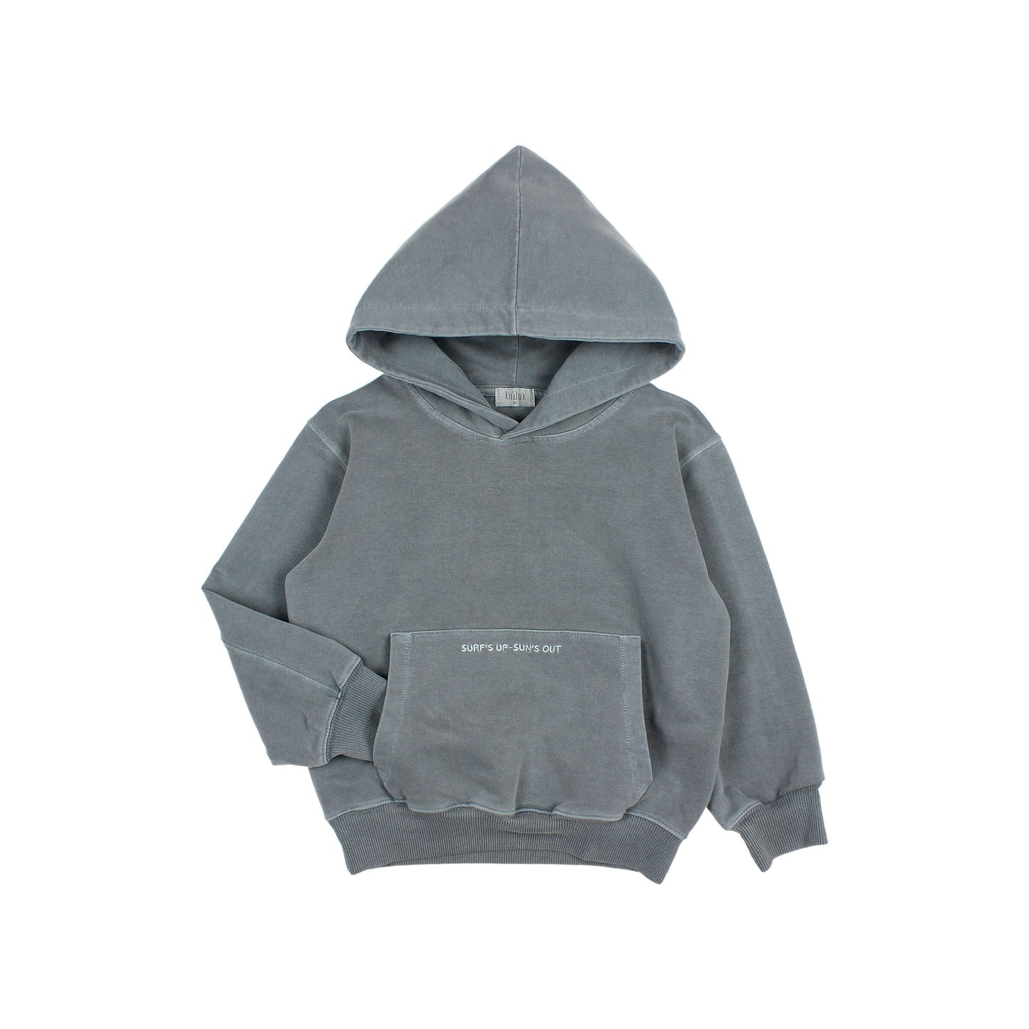 Búho BCN Fleece Hoodie Blue Teal