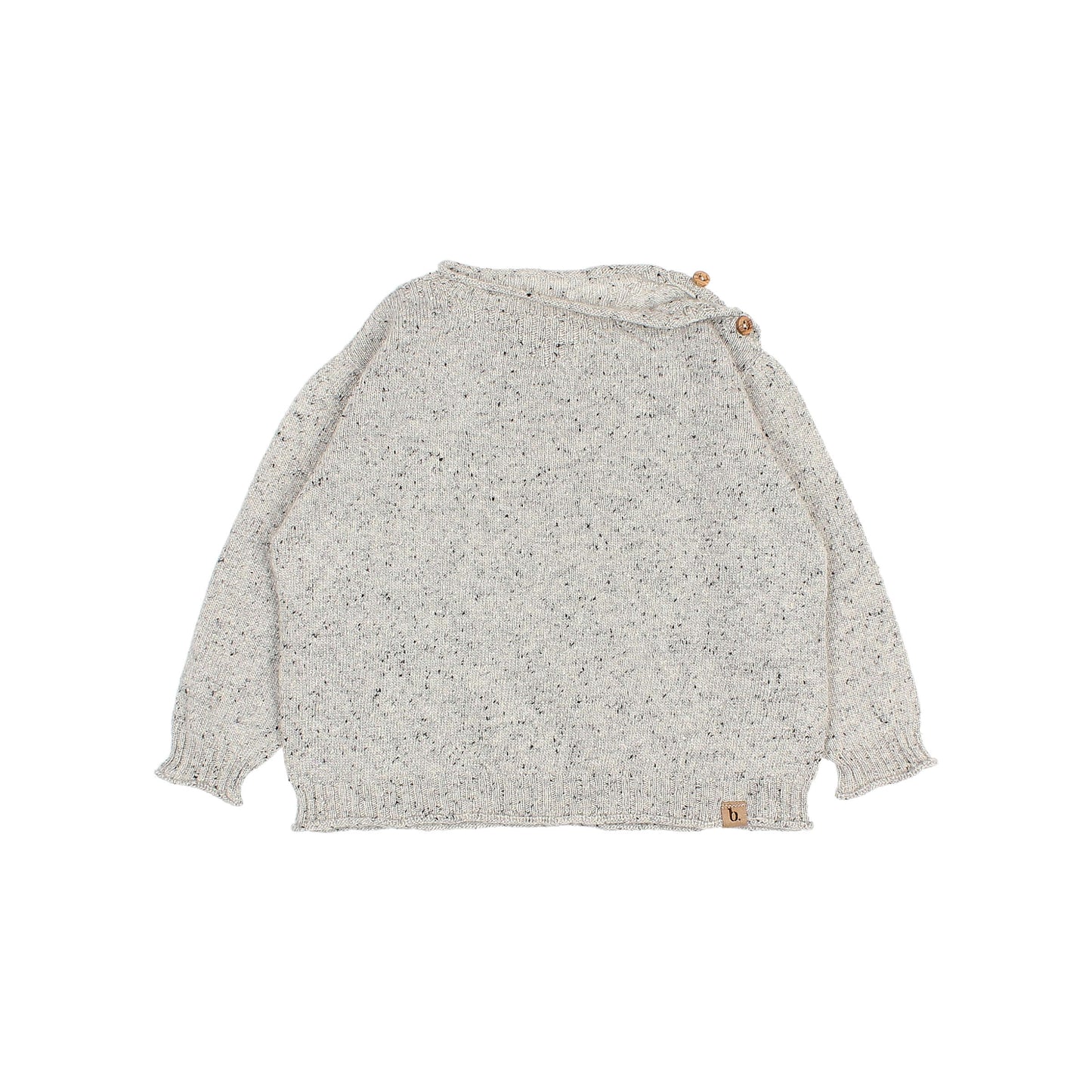 Búho BCN Fine Knit Pullover Light Grey