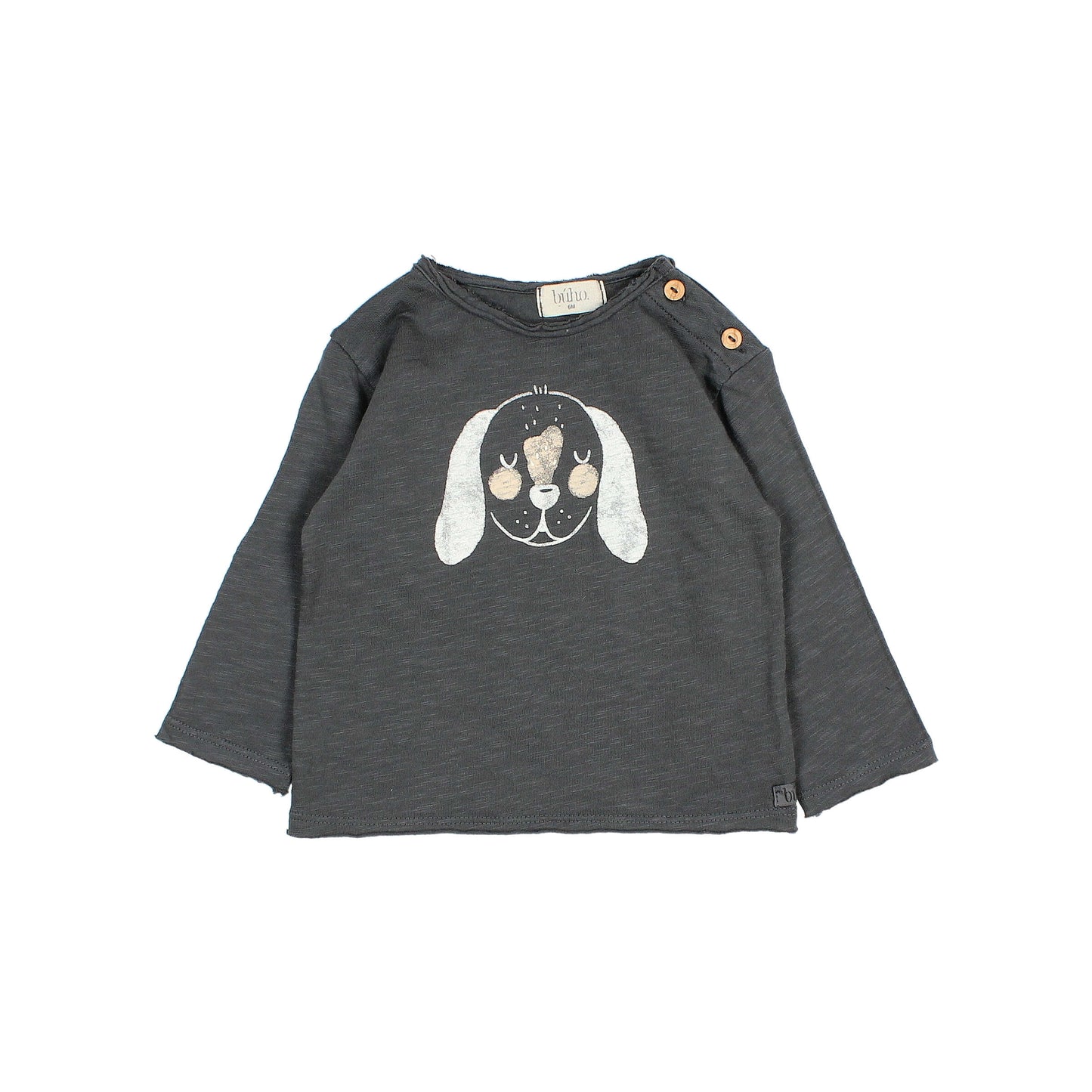 Búho BCN Dog T-Shirt Anthracite