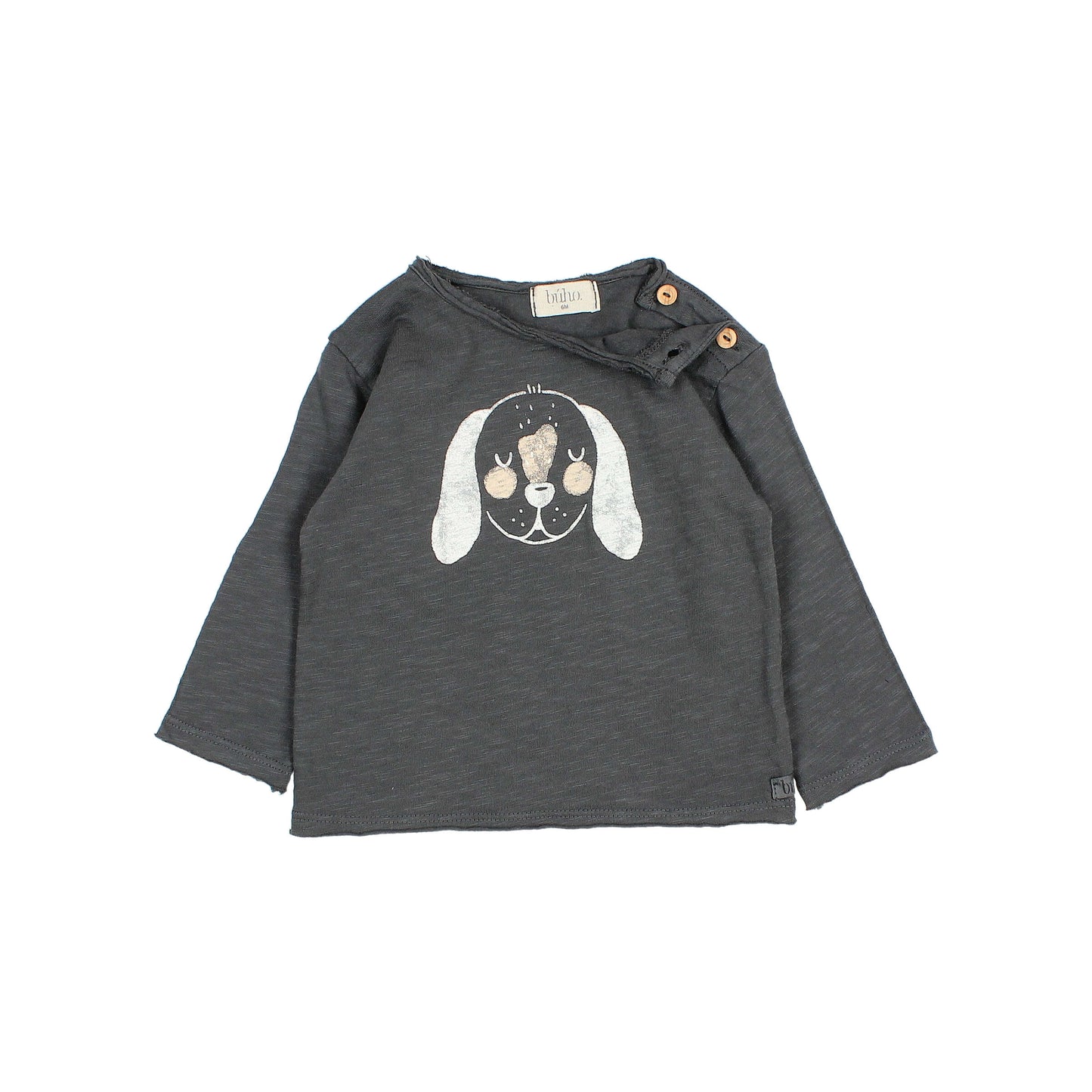 Búho BCN Dog T-Shirt Anthracite